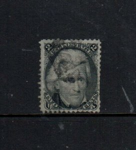 USA #85b Used Fine Z Grill - Some Short Perfs & Corner Crease *With Certificate* 