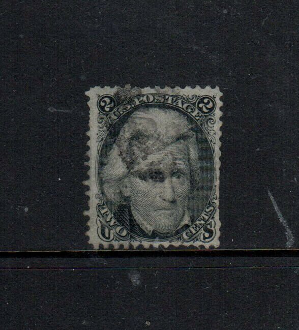 USA #85b Used Fine Z Grill - Some Short Perfs & Corner Crease *With Certificate*