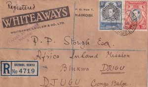 1940, Nairobi, Kenya to Blukwa, Belgian Congo, See Remark (C4535)