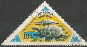 MONGOLIA, 1977, CTO 10m, Tortoises Scott 954