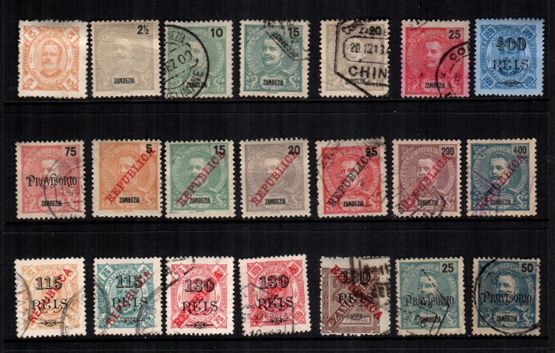 Zambezia  21 diff  mint hinged and used cat $ 24.00