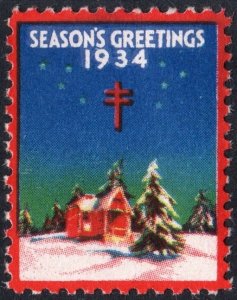 WX72 Christmas Seal (1934) MNH
