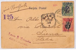 P0953 - ECUADOR - Postal History - Marked stamps used due to FIRE in GUAYAQUIL-
