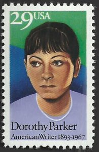 # 2698 MINT NEVER HINGED ( MNH ) DOROTHY PARKER     XF+