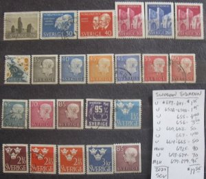 Sweden Selection #647//679- SCV=$17.55