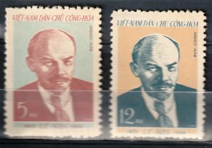 North Viet Nam - 1960 - Sc 121 - 122 - Lenin - MNH - #1