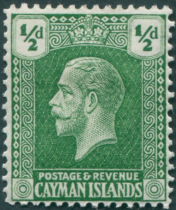 Cayman Islands 1922 ½d pale grey-green SG70 unused