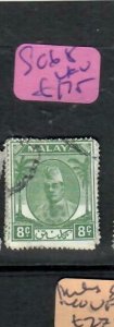 MALAYA KELANTAN (PP2706B)  SULTAN  8C  SG 68      VFU 