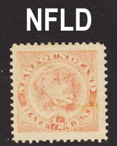 Newfoundland Scott 57 PRINTING ERROR F to VF mint OG VLH.