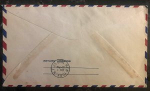 1939 Shediac Canada First Flight Airmail Cover FFC To New York USA