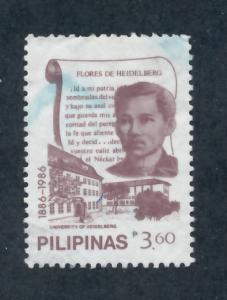 Philippines 1986 Scott 1782 used- 3.60p Flores de Heidelberg