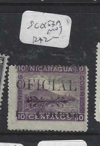 NICARAGUA (P2505B)  OFFICIAL SC O153AC   MOG