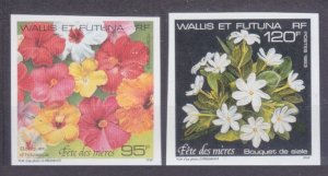 1993 Wallis and Futuna 641-642b Flowers 20,00 €