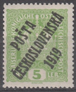 Czechoslovakia Scott #B2 1919 MH