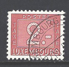 Luxembourg Sc # J32 used (RS)