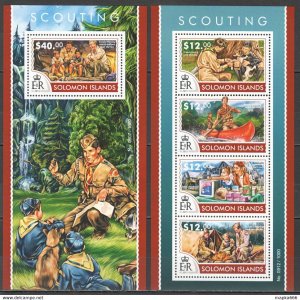 2015 Solomon Islands Scouting Scouts Organizations #3227-31 1+1 ** Ls449