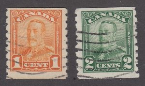 Canada #160, 161 Used