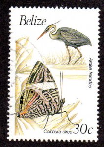 BELIZE 936 USED BIN $1.00 BIRDS