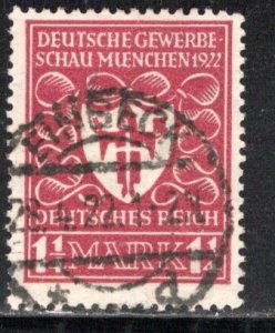 Germany Reich Scott # 212, used, variation color, exp h/s, Mi # 199d