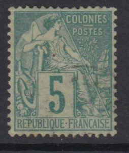 FRENCH COLONIES (GENERAL), Scott 49, used