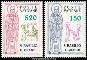 Vatican City Scott 652-653 Mint never hinged.