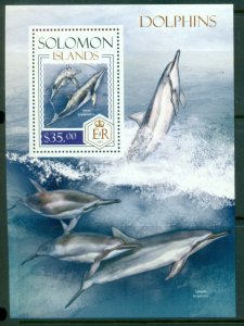 Solomon Is 2014 Marine Life - Dolphins MS MUH