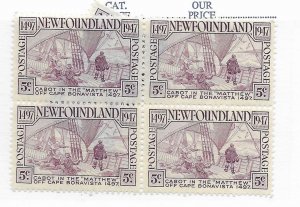 Newfoundland #270 MNH Block - Stamp
