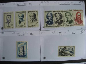 Sales cards full of France MH stamps (unverified), check them out!  