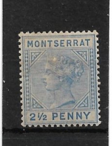 MONTSERRAT 1884 2½d SG 10 MINT HINGED Cat £35