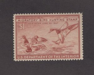 RW13 - Federal Duck Stamp. Single. MNH. OG. .  #02 RW13a