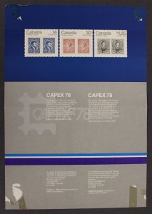 CANADA #754-756 POST OFFICE NEW ISSUE POSTER