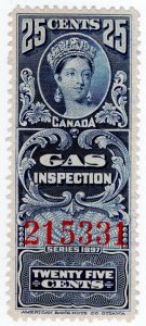 (I.B) Canada Revenue : Gas Inspection 25c