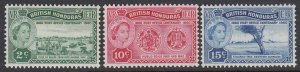 British Honduras 156-8 Post Office mint