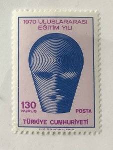 Turkey 1970  Scott 1839 MNH - International Education Year
