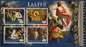 Stamps.  Art, painting, Religion, Easter 2016 1+1 sheets perforated MNH **