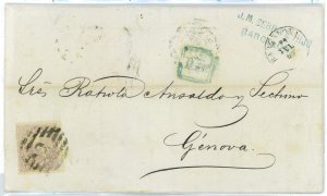 P0160 - SPAIN - POSTAL HISTORY - # 92 cover from BARCELONA Grill # 2-