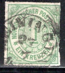 German States North German Confederation Scott # 7, used