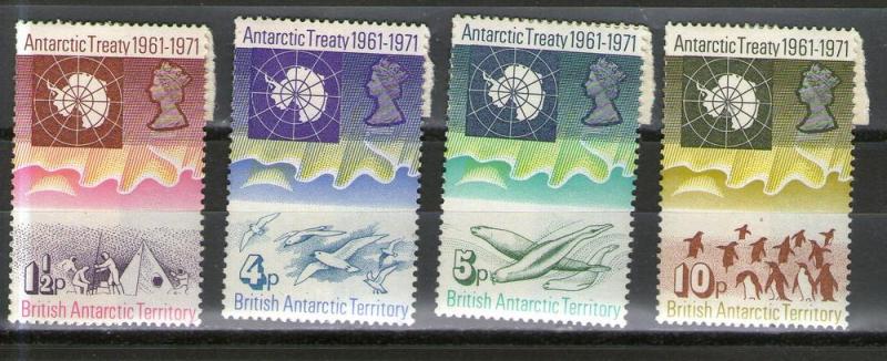 British Antarctic Territory 39-42 MNH