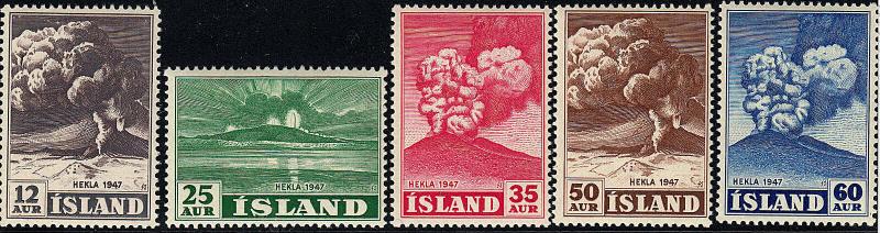 ICELAND 246-252 VF NH (22019) 