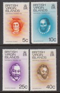 British Virgin Islands 270-273 MNH VF