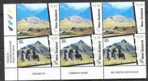 New Zealand #1961a  $1.50 Lord of The Rings (MNH) Block of 6  CV$14.25