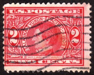 1909, US 2c, William H. Seward, Used, Sc 370