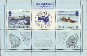 1984 Pitcairn Islands #248, Complete Set, Souvenir Sheet, Never Hinged