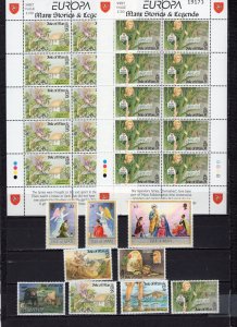 ISLE OF MAN 1997 SET OF 13 STAMPS, 3 SHEETS OF 10 & 16 STAMPS & S/S MNH