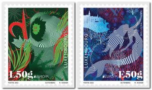 Luxembourg 2022 Europa CEPT Stories and Myths Set of 2 stamps MNH