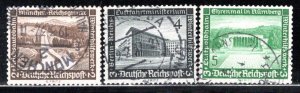 Germany Reich Scott # B93 - B95, used