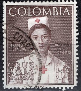 Colombia; 1961: Sc. # RA60: Used Single Stamp