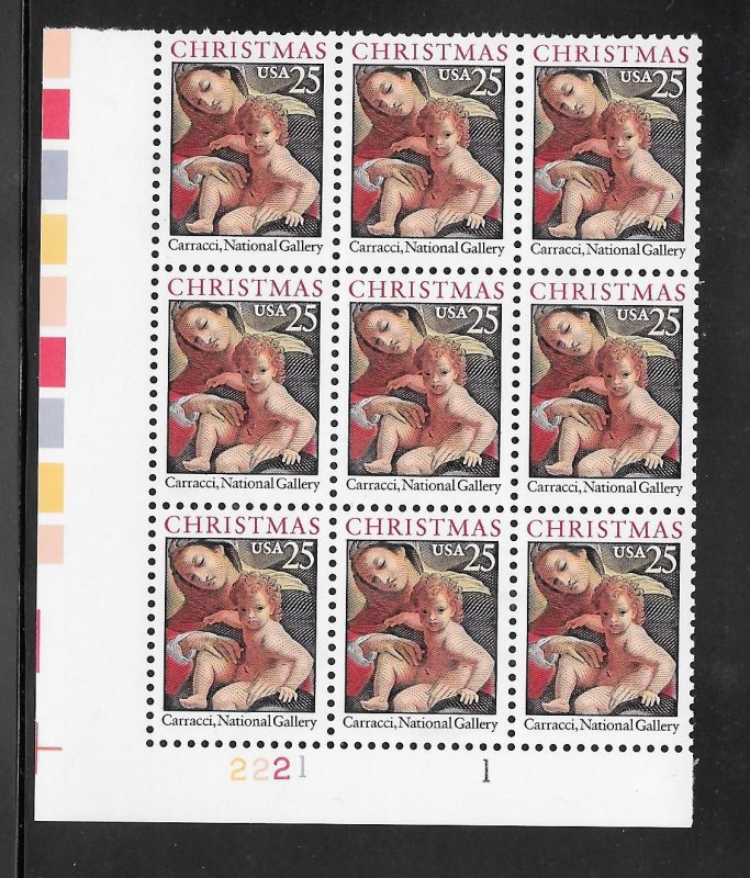 #2427 MNH Plate Block of 9