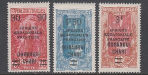 Ubangi-Shari 77-79 MH Short Set CV $7.70