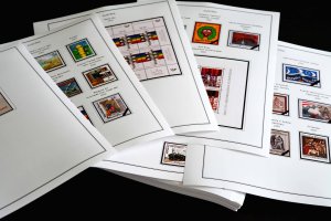 COLOR PRINTED AUSTRIA 1850-2010 STAMP ALBUM PAGES (317 illustrated pages)